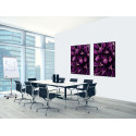 Textile Wall Decoration SET A2 Cactus Purple I822