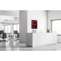 Wanddecoratie Textiel SET A2 Cactus Rood