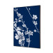 Décoration Murale en Tissu SET A2 Fleurs De Cerisier Japonais Bleu