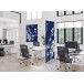 Wanddecoratie Textiel SET A2 Japanse Bloesem Blauw