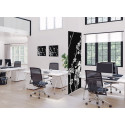 Textile Wall Decoration SET A2 Japanese Blossom Black I7