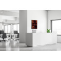 Décoration Murale en Tissu SET A2 Feuillage Rouge