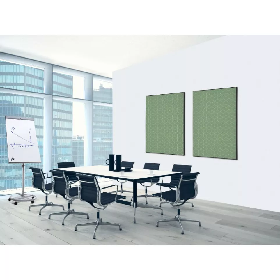 Wanddecoratie Textiel SET A2 Hexagon...