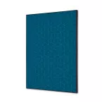 Wanddecoratie Textiel SET A2 Hexagon Blauw
