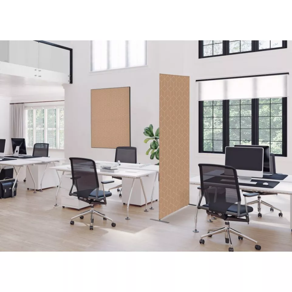 Wanddecoratie Textiel SET A2 Hexagon...