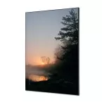 Wanddecoratie Textiel SET A1 Zonsopgang Bos