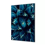 Wanddecoratie Textiel SET A1 Cactus Blauw