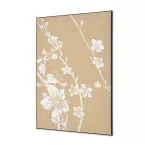 Wanddecoratie Textiel SET A1 Japanse Bloesem Beige