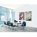 Textile Wall Decoration SET A1 White Flower Spirea I3