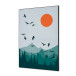 Décoration Murale en Tissu SET A1 Soleil Et Oiseaux