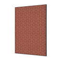 Décoration Murale en Tissu SET A1 Hexagon Rouille