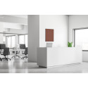 Wanddecoratie Textiel SET A1 Hexagon Donkerbruin