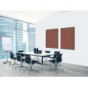 Textile Wall Decoration SET A1 Hexagon Rust I17