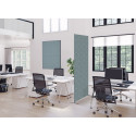 Décoration Murale en Tissu SET A1 Hexagon Gris