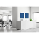 Décoration Murale en Tissu SET A1 Hexagon Bleu-Brun