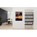 Textile Wall Decoration SET 40 x 40 Palmtrees Sunset I826