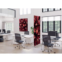 Décoration Murale en Tissu SET 40 x 40 Cactus Rouge