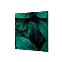 Textile Wall Decoration SET 40 x 40 Botanical Leaves Green I4