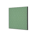 Wanddecoratie Textiel SET 40 x 40 Hexagon Groen
