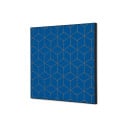 Textile Wall Decoration SET 40 x 40 Hexagon Blue-Brown I14