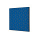 Textile Wall Decoration SET 40 x 40 Hexagon Blue-Brown I14