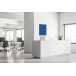 Décoration Murale en Tissu SET 40 x 40 Hexagon Bleu-Brun