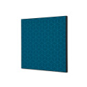 Décoration Murale en Tissu SET 40 x 40 Hexagon Bleu