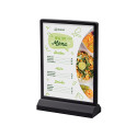 LED T Stand - A5 Portrait Black