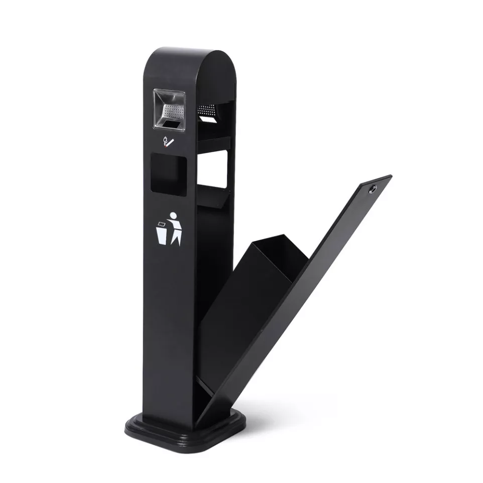 Freestanding Ashtray With Bin