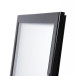 Porte Menu LED Sur Pied Noir 4x A4 LED