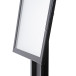 Menustandaard LED Verlicht Zwart 4x A4