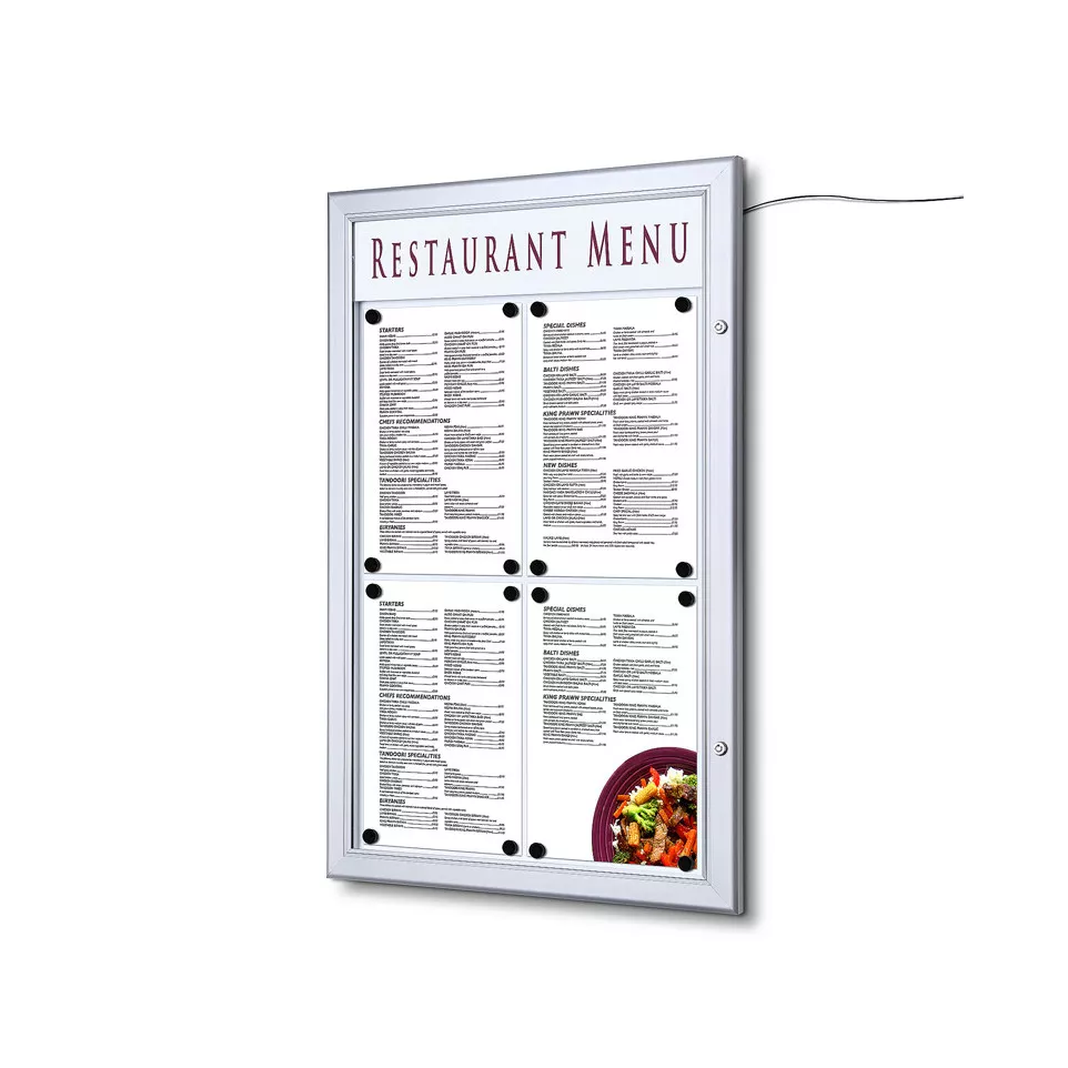 Outdoor Menubord LED Verlicht Met...