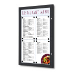 Porte-menu Extérieur Logo /...