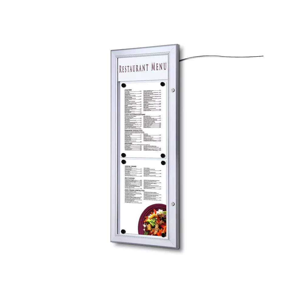 Porte-menu Extérieur Logo / LED LED 2...