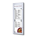 Outdoor Menubord Met Logo Paneel 2x A4 Staand