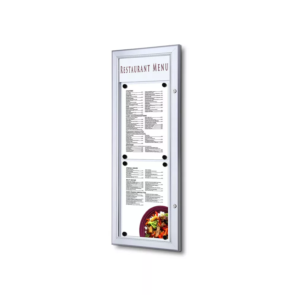 Porte-menu Extérieur Logo / LED 2 x...