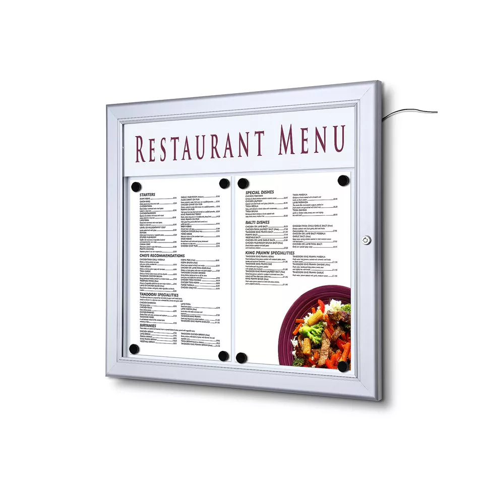 Porte-menu Extérieur Logo / LED LED 2...