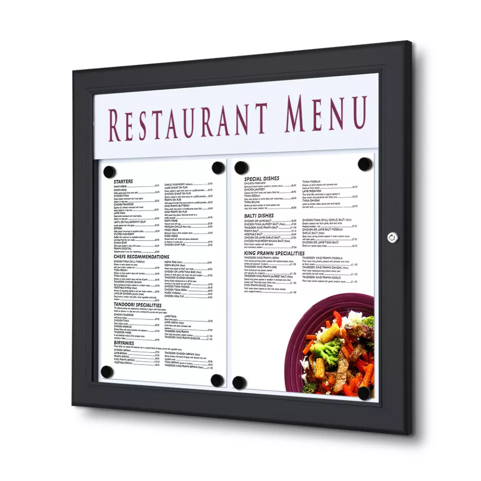 Outdoor Menu Case Non-Illuminated...