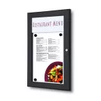 Outdoor Menubord Met Logo Paneel 1x A4 Staand