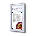 Porte-menu Extérieur Logo / LED 1 x A4 Portrait