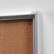 Cork Indoor Lockable Showcase Economy 4x A4