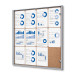 Vergrendelbaar Prikbord Kurk Economy 12x A4
