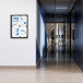 Vergrendelbaar Notitiebord Indoor Economy Zwart 8x A4