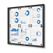 Indoor Lockable Showcase Economy Black 6x A4
