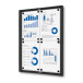 Vitrine Intérieure Verrouillable Economy SCXS 4x A4 Noir