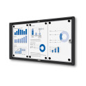 Vergrendelbaar Notitiebord Indoor Economy Zwart 3x A4