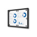 Vergrendelbaar Notitiebord Indoor Economy Zwart 2x A4