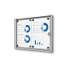 Indoor Lockable Showcase Economy 2x A4