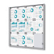 Vitrine Intérieure Verrouillable Economy SCXS 12x A4 Classement au feu B1