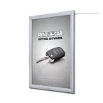 LED Outdoor Poster Case Met Gasveer A0